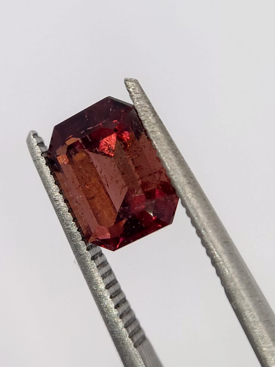 1.85ct Natural Rubellite Tourmaline Emerald Cut Loose Gemstone from Afghanistan — view 4